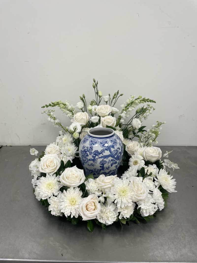 Pure Remembrance Cremation Wreath
