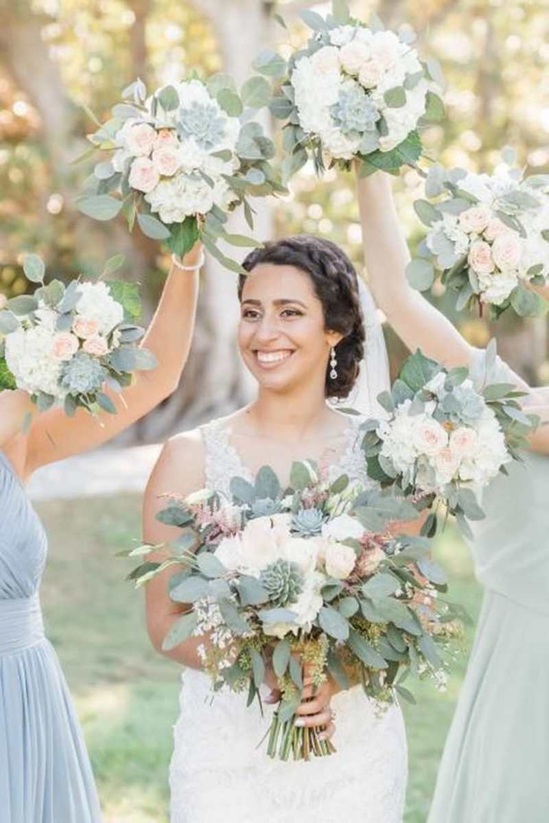 Soft Eucalyptus Wedding 