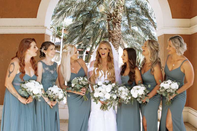 White Roses & Eucalyptus Photos by Angelica Smith  