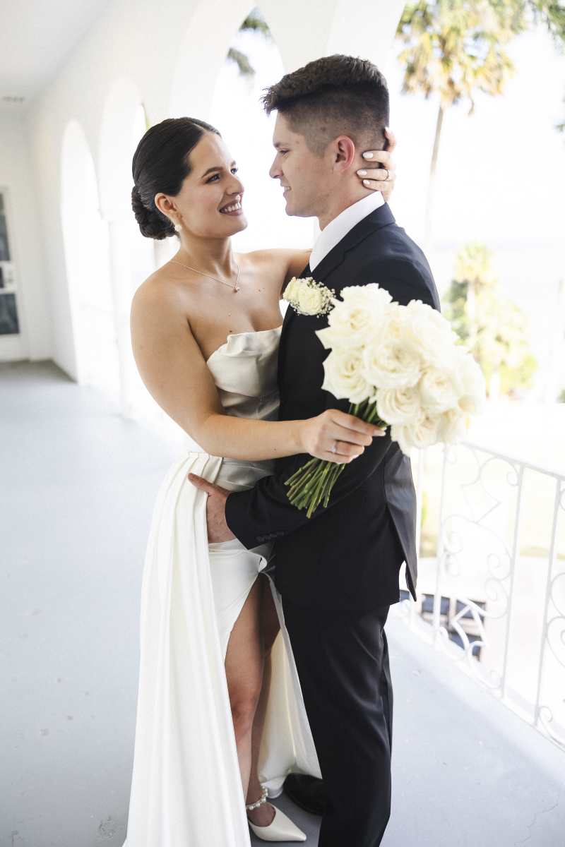 Black & White, Babies Breath Wedding - Scribbled Moments Photography