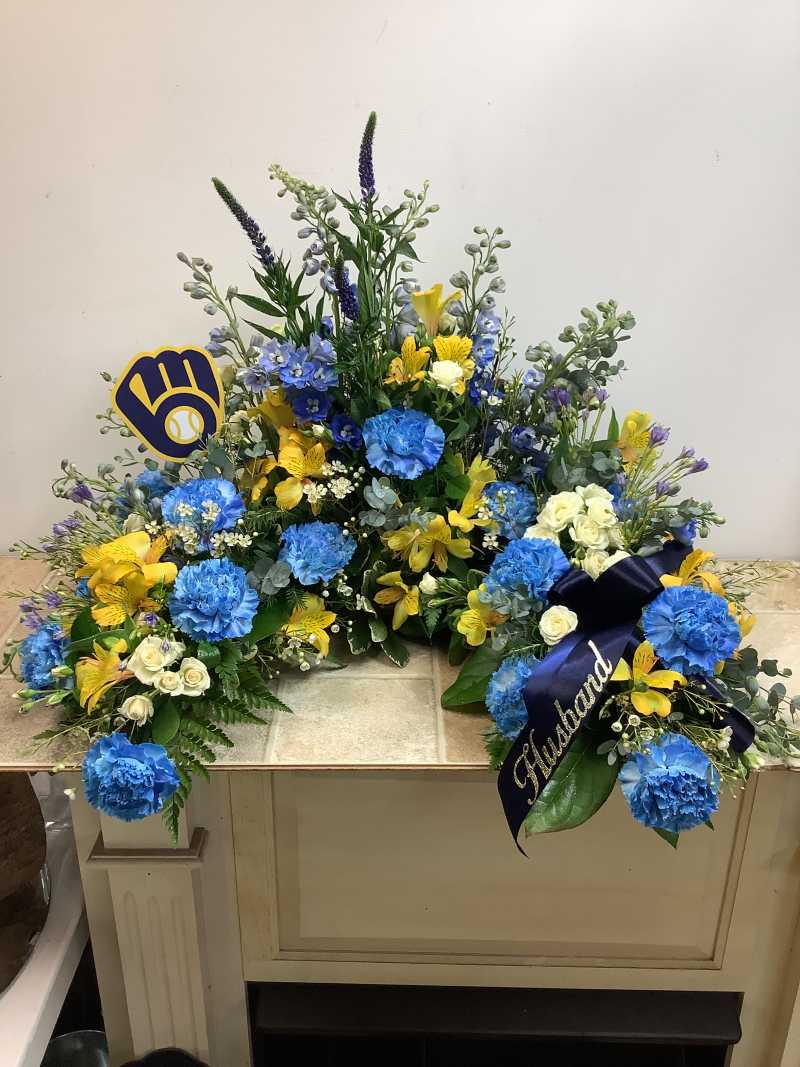 Urn wreath 8