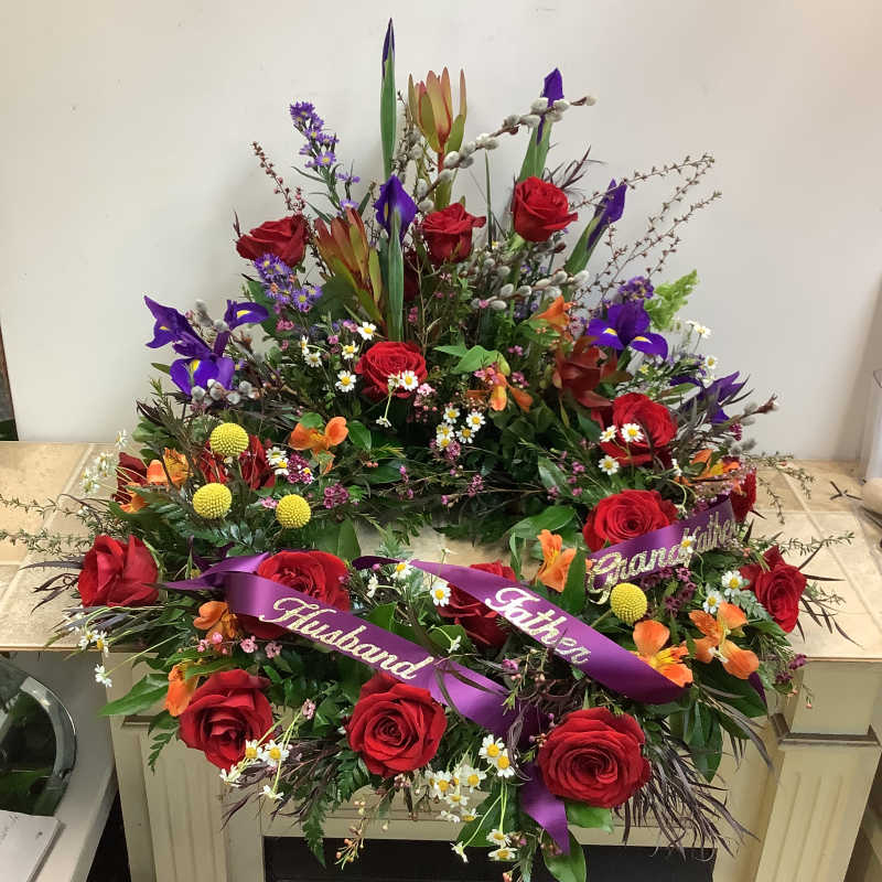 Urn wreath 10
