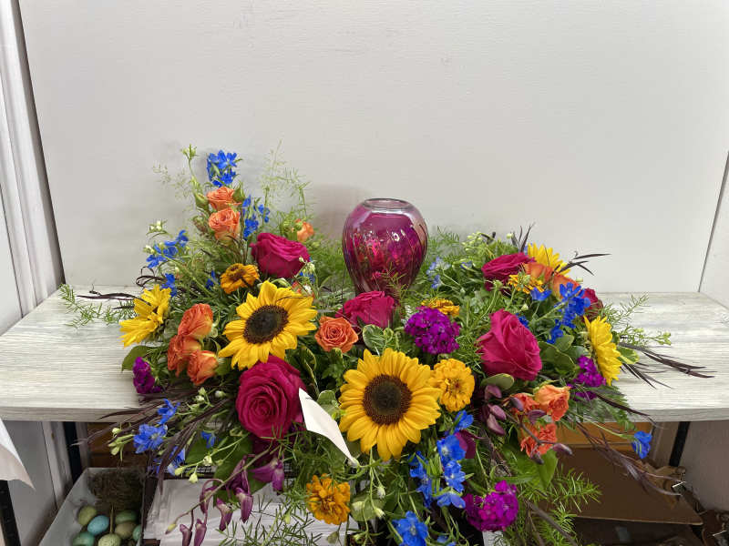 Urn wreath 15