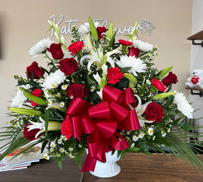 Sympathy Standing Baskets