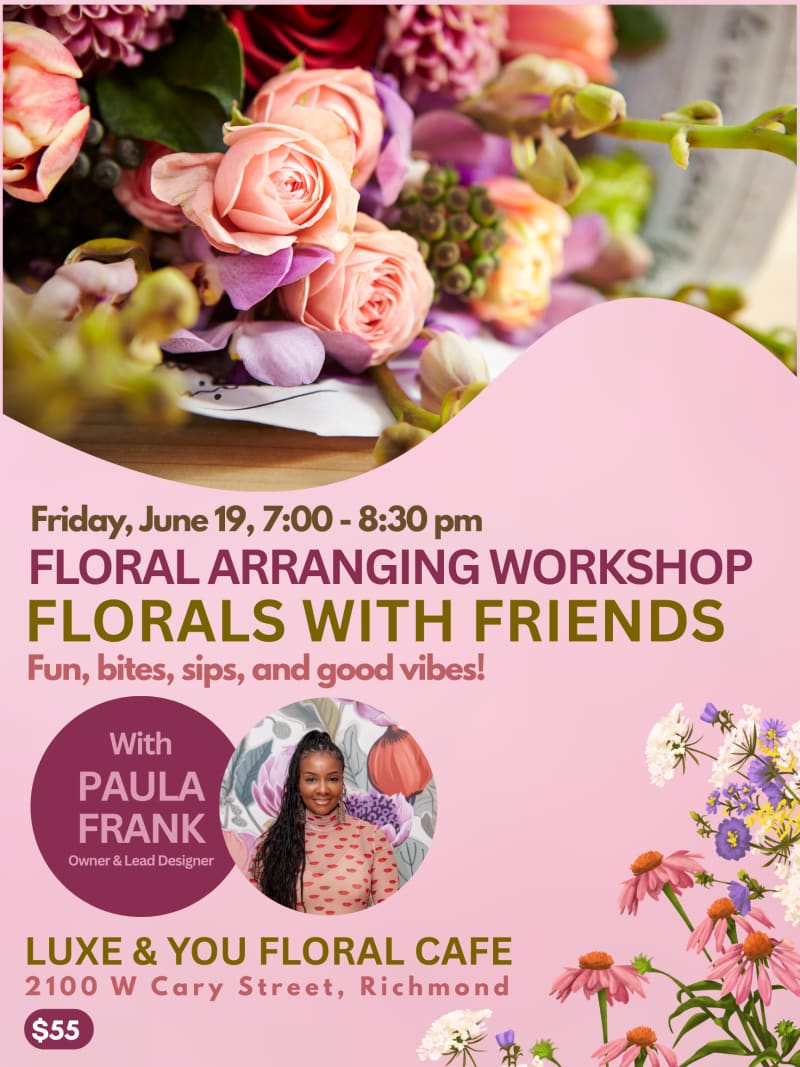 A Florals with Friends Invite