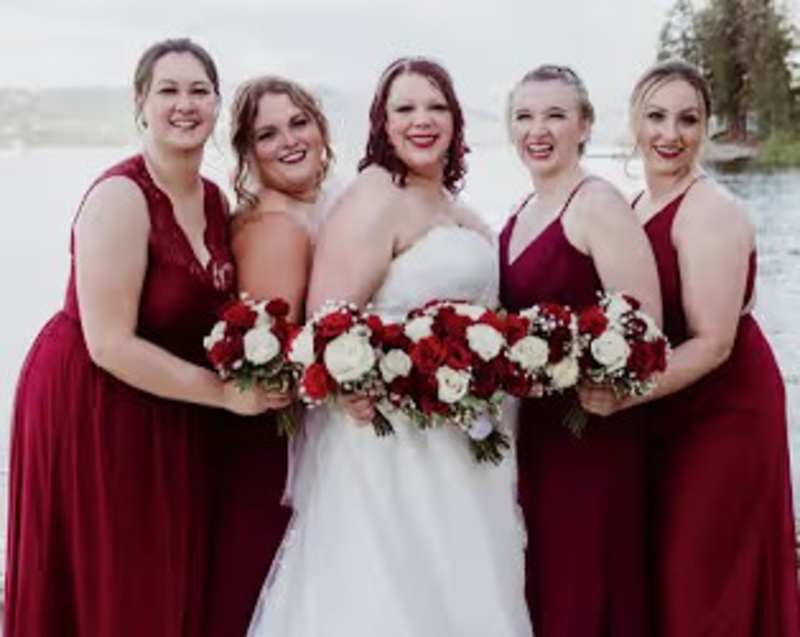 Bride and Bridesmaids Bouquets 