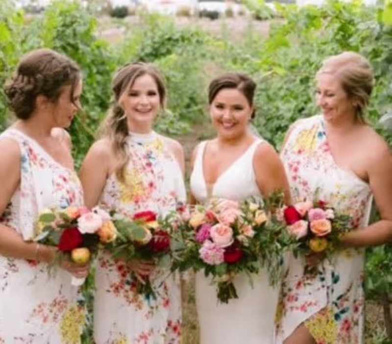 Bride and Bridesmaids Bouquets 
