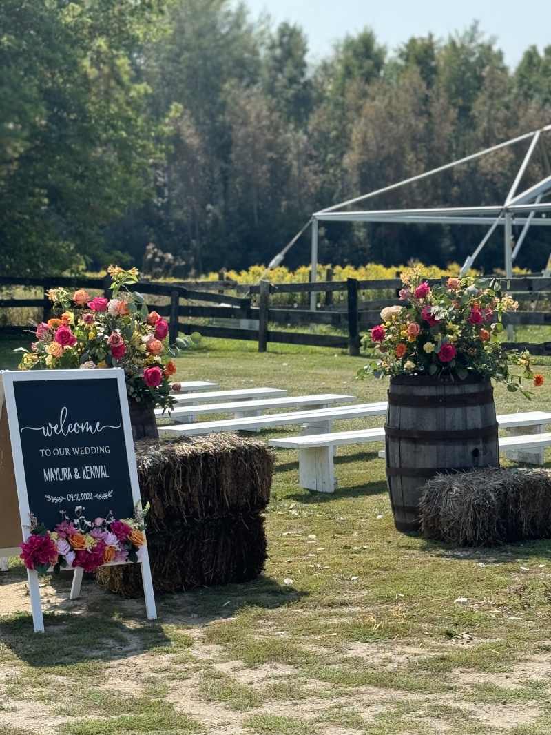 Vibrant Barn Wedding